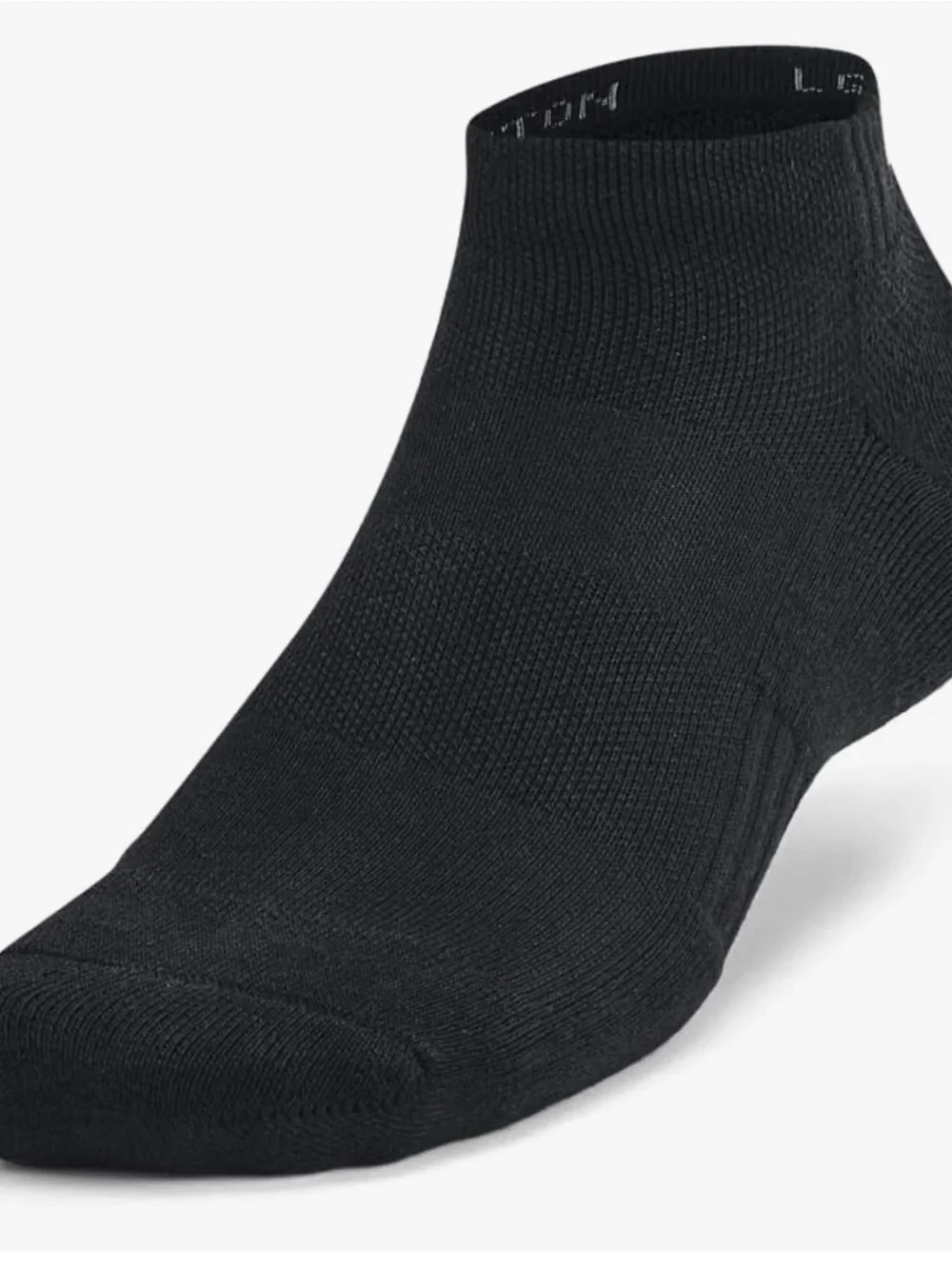 Under Armour Unisex-Adult Training Cotton Low Socks 6 Pack, Black/Black 2629